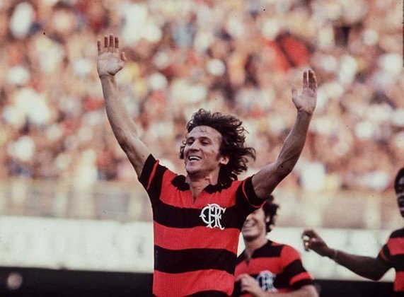 No total, o maior ídolo da história do Flamengo realizou 21 jogos com a 10 na Libertadores..