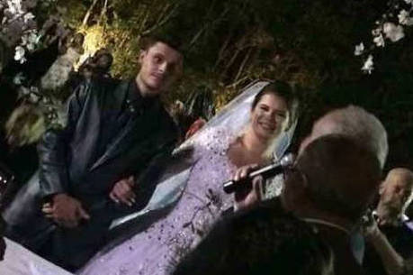 Noivos se casaram após acidente