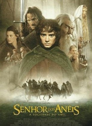 Nome do filme que foi baseado em um livro: O Senhor dos Anéis - A Sociedade do Anel - Ano de lançamento do filme no Brasil: 2002