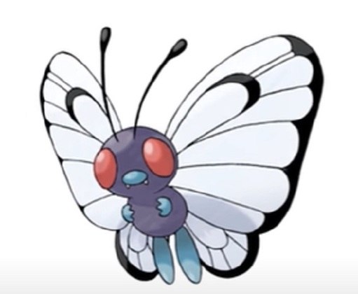 Nome do Pokémon: Butterfree - Primeira geração de Pokémons - Animal com quem se parece na vida real: borboleta
