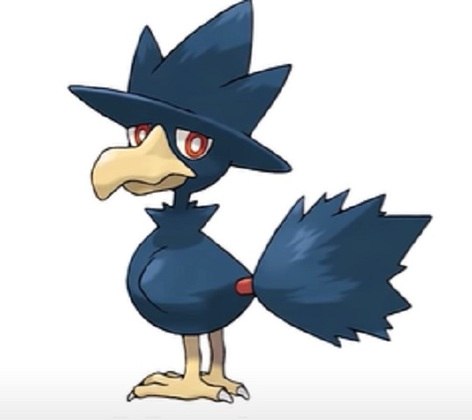 Nome do Pokémon: Murkrow - Segunda geração de Pokémons - Animal com quem se parece na vida real: corvo