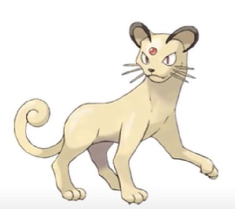 Nome do Pokémon: Persian - Primeira geração de Pokémons - Animal com quem se parece na vida real: gato