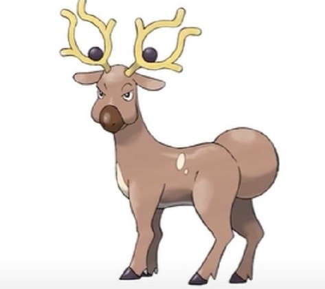 Nome do Pokémon: Stantler - Segunda geração de Pokémons - Animal com quem se parece na vida real: cervo