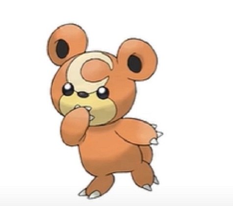 Nome do Pokémon: Teddiursa - Segunda geração de Pokémons - Animal com quem se parece na vida real: urso
