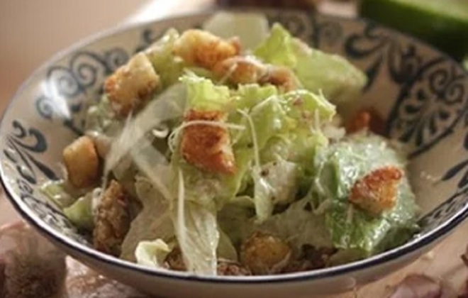 Nome do prato: Caesar Salad 