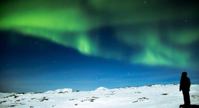 Fenônemo da aurora boreal só acontece em regiões próximas ao polo norte
