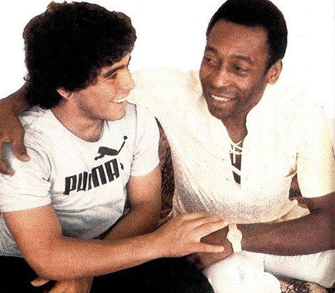 Nos anos 80, no início das comparações com Maradona, Pelé foi claro: 
