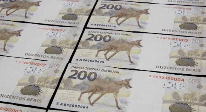 Lobo-guará é o animal que estampa a nota de R$ 200
