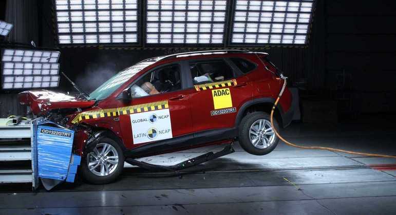 Chevrolet Tracker teve bom desempenho na proteção para adultos