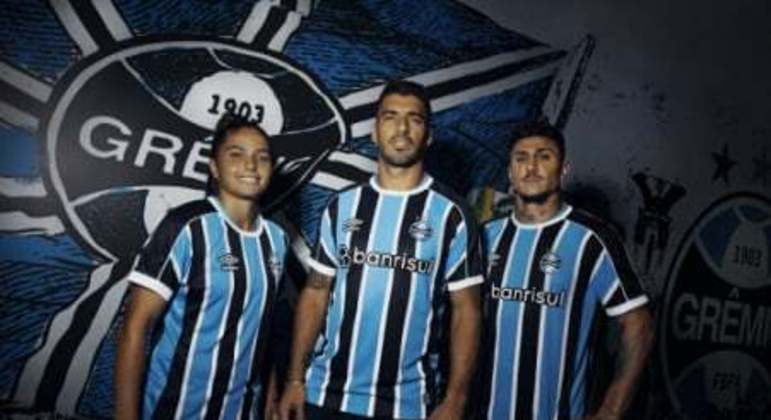Nova camisa principal do Grêmio para a temporada 2023