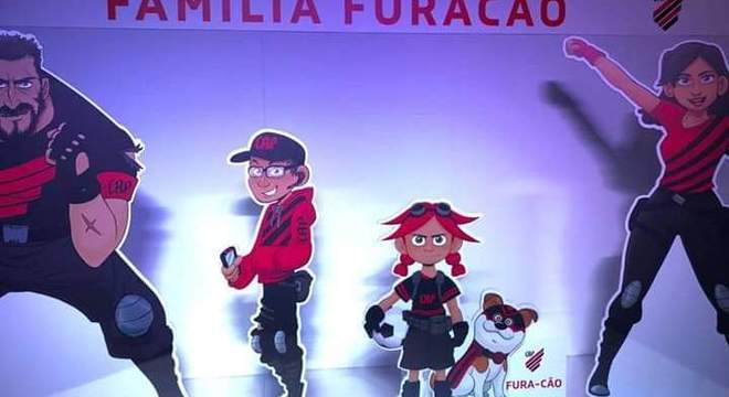 Nova família de mascotes do Athletico Paranaense