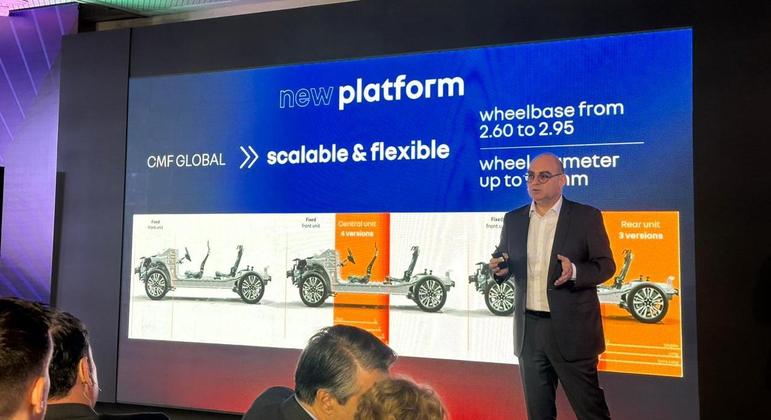 Bruno Vanel, presidente de Performance e Produto da Renault apresenta nova plataforma 