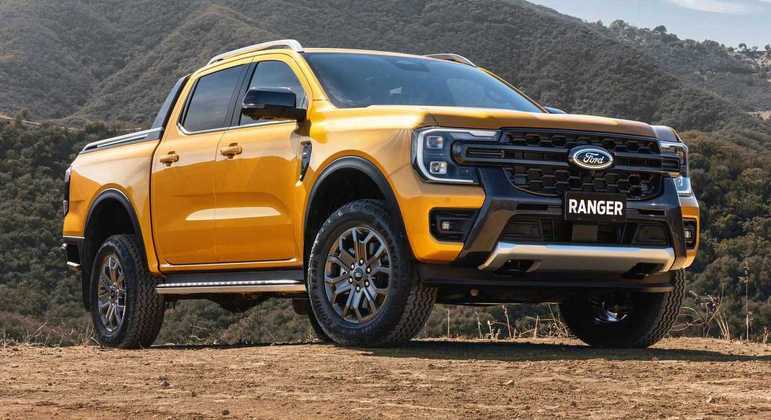 Nova Ford Ranger 2023 tem linhas quadras como o Bronco e a Ford Maverick