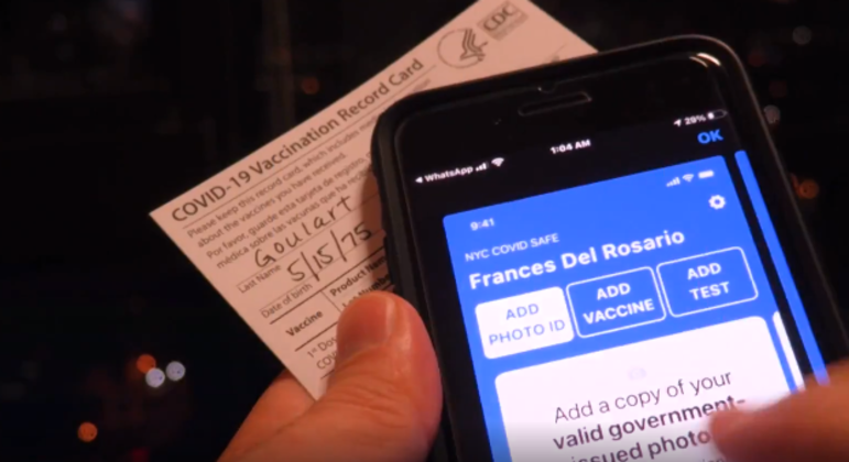 Restaurantes de Nova York devem exigir comprovante de vacinação de todos os clientes