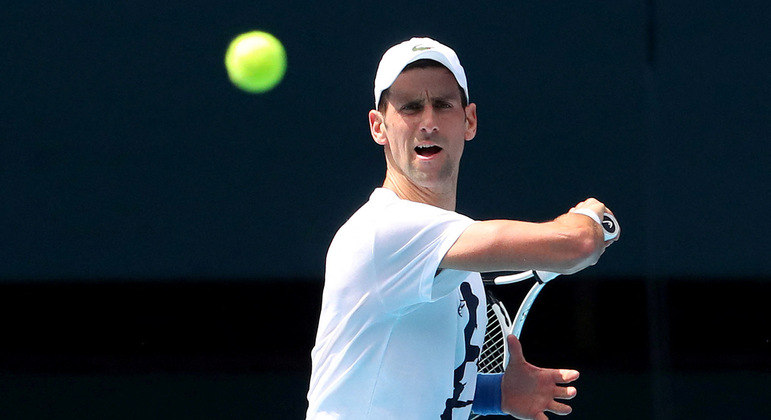 Novak Djokovic escolheu o clube Memorial Drive para treinar para o ATP 250 de Adelaide
