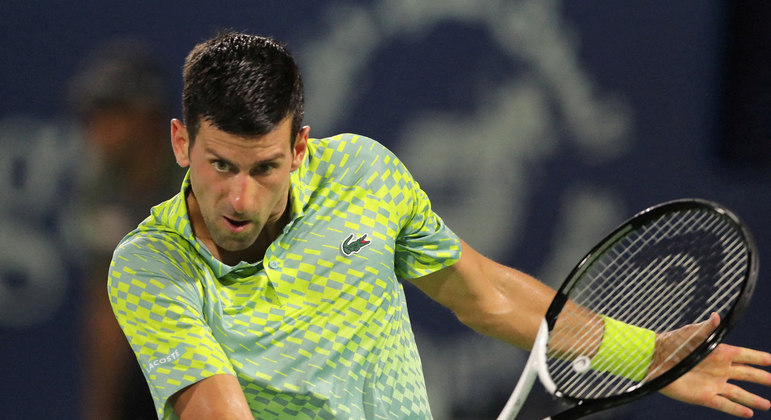 Novak Djokovic não competiu o Masters 1000 de Miami por estar impedido de entrar nos EUA, por falta de vacina

