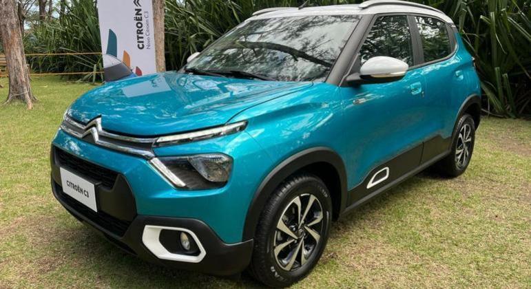 O Citroën C3 tem diversas versões, com motor 1.0 e 1.6, câmbio manual e câmbio automático