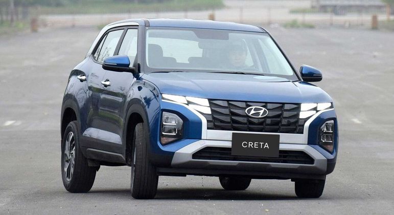  10º - Hyundai Creta Vendido 29.948 vezes entre janeiro e junho, o veículo da montadora sul-coreana ganhou uma colocação entre os modelos mais vendidos do Brasil