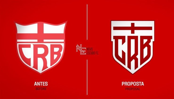 Novo Escudo FC: a proposta de mudança para o CRB.