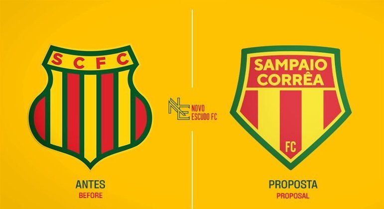 Projeto nas redes sociais propõe novos escudos para clubes de