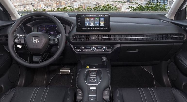 Por dentro, mescla visual do novo Civic com elementos do City e do HR-V
