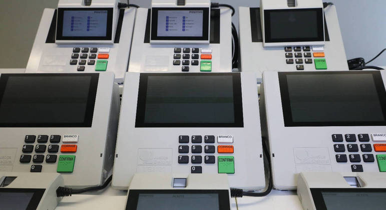 Novas urnas eletrônicas, a serem usadas nas eleições de 2022