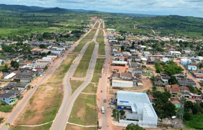 Novo Progresso (Pará) - Ocupa 38.200 km², com 26 mil habitantes. Fica a 1.194 km da capital Belém. Emitiu 14,9 milhões de toneladas de gases.