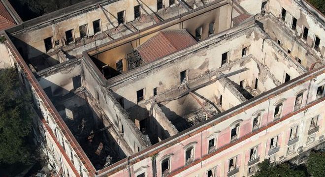 Museu Nacional foi consumido por um incêndio no dia 02 de setembro deste ano