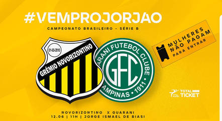 Jogo será domingo (12) em Novo Horizonte-SP