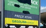 Postos de gasolina realizam reajuste para R$ 7,69 na manhã dessa sexta-feira (11)