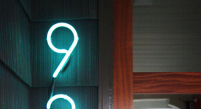 Número de casa em led