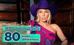 A carismática e bela Adriane Galisteu está sempre impecável a cada programa, mas você sabia que ela usou mais de 80 looks diferentes durante a temporada? Ela entrega tudo mesmo!