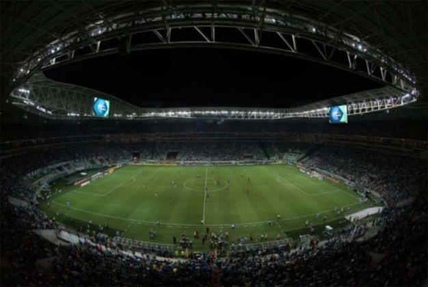 O acordo que batizou o estádio de Allianz Parque é de 20 anos, sendo R$ 15 milhões por temporada. No total, o montante é de R$ 300 milhões - Foto: Cesar Greco/Palmeiras