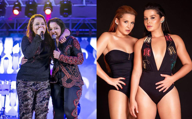 Mais de 20 quilos mais magras, seios novos e nariz arrebitado. Se no início da carreira a dupla investia em conjuntos estampados, hoje as gêmeas apostam em peças mais sensuais para exibir as transformações no visualLeia mais: relembre influenciadoras que mentiram sobre a aparência e foram desmascaradas nas redes sociais