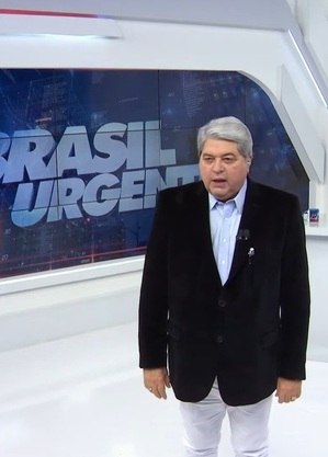 O apresentador José Luiz Datena