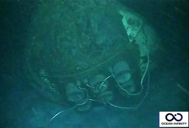 O ARA San Juan foi localizado a uma profundidade de 900 metros, porém, jamais foi resgatado e trazido à superfície.