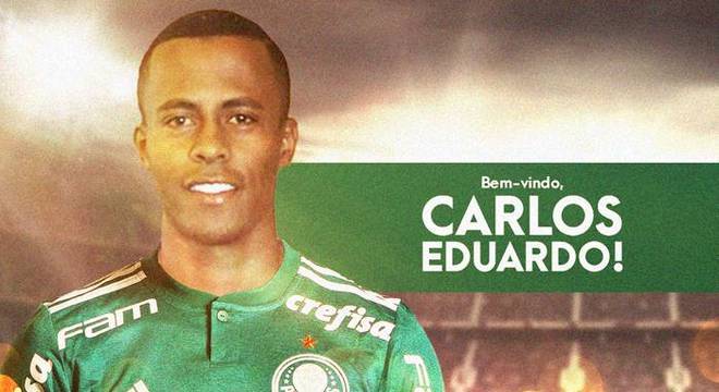 O atacante Carlos Eduardo, ex-Pyramids-EGI, é o novo reforço do Palmeiras