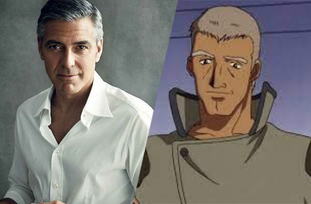 O ator George Clooney inspirou o personagem Whitney Hagas Matsumoto, da série 