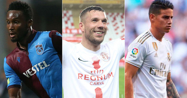 Obi Mikel, Podolski, James Rodriguez… Listamos dez astros internacionais que topariam jogar no Brasil