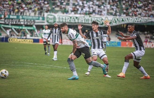 O Botafogo perdeu por 1 a 0, neste domingo para o Coritiba, em uma partida resolvida em detalhes. O time de Luis Castro não conseguiu transformar a criatividade em gols. Veja como foram as atuações dos jogadores alvinegros (por Luan Fontes)