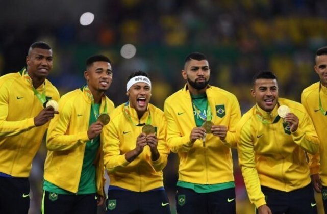O Brasil tenta garantir a 15ª participação no futebol masculino olímpico. Após décadas de tentativa, a Seleção Brasileira conquistou o ouro inédito em 2016, no Rio de Janeiro, e repetiu a dose em Tóquio 2020. Assim, a meta é conquistar o tricampeonato - Foto: Divulgação/Brasil2016