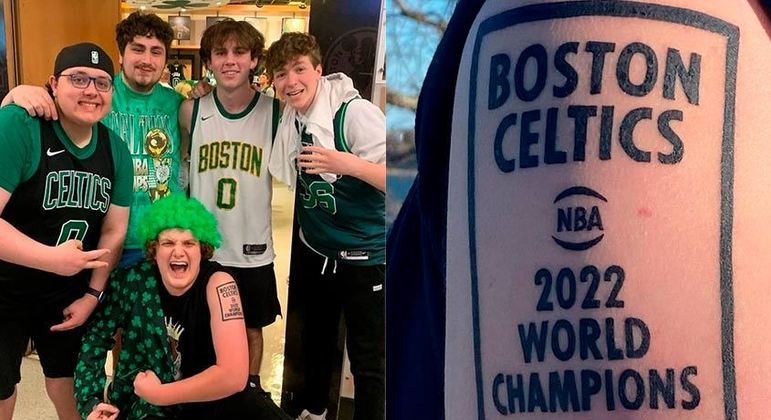 O caso mais recente foi do jovem Jack Bienvenue, fã do Boston Celtics que tatuou o título da NBA há 3 meses. A conquista, porém, ficou com o Golden State Warriors na noite desta quinta-feira (16).