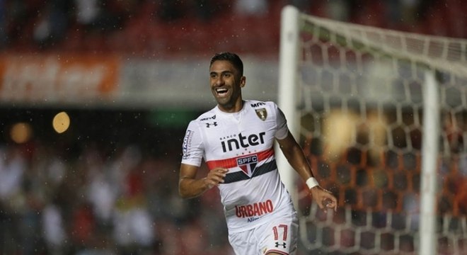 O colombiano Trellez, de 28 anos, já marcou quatro gols pelo São Paulo nesse Brasileirão.
(Foto: Divulgação)