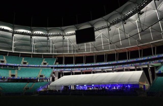 O contrato da Itaipava Arena Fonte Nova, celebrado em 2013, tem validade de dez anos, com valor total de R$ 51 milhões. Ulisses Dumas / Ag: BAPRESS/Divulgação