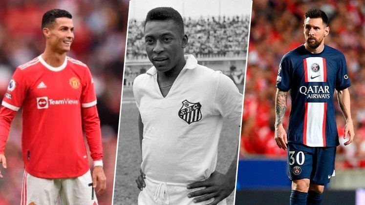 Pelé, Cristiano Ronaldo, Romário, Messi e mais: os maiores