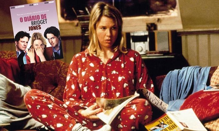 O Diário de Bridget Jones (2001)  - Ano Novo, vida nova. É isso que Bridget quer, literalmente, nas páginas do famoso diário que dá título ao filme.  Ela quer o tão sonhado namorado e, se Deus quiser, marido! As resoluções de Ano Novo, bem anotadinhas, são o ponto de partida. 