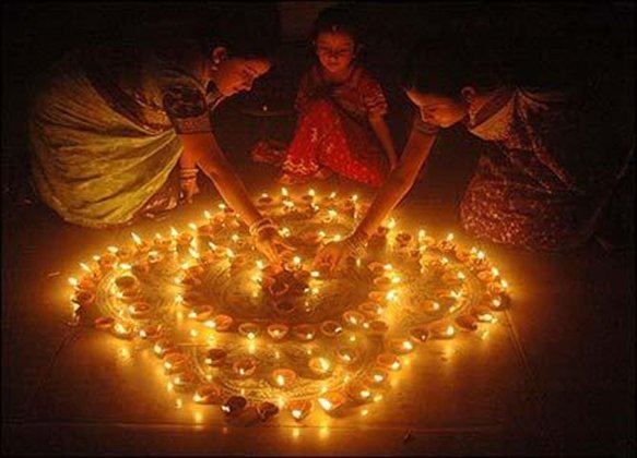 O Diwali, festa religiosa conhecida como 
