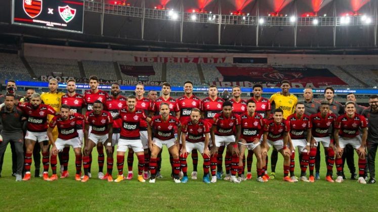 O elenco do Flamengo no Campeonato Carioca de 2021