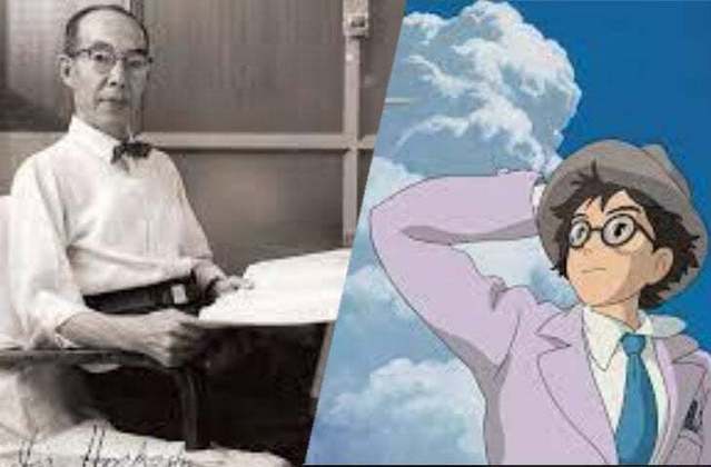 O engenheiro aeronáutico japonês Jiro Horikoshi inspirou o personagem  Jiro Horikoshi, no filme 