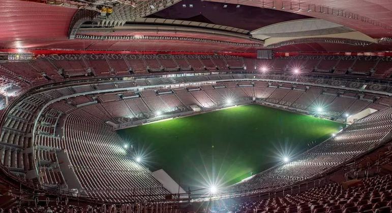 O estádio Al Bayt receberá a abertura da Copa e partidas da primeira fase até as semifinais
